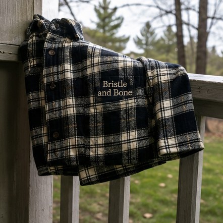 Branded flannel shirts for work crews