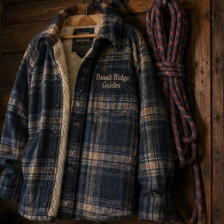 Customized flannel shirts for outfitters and guides