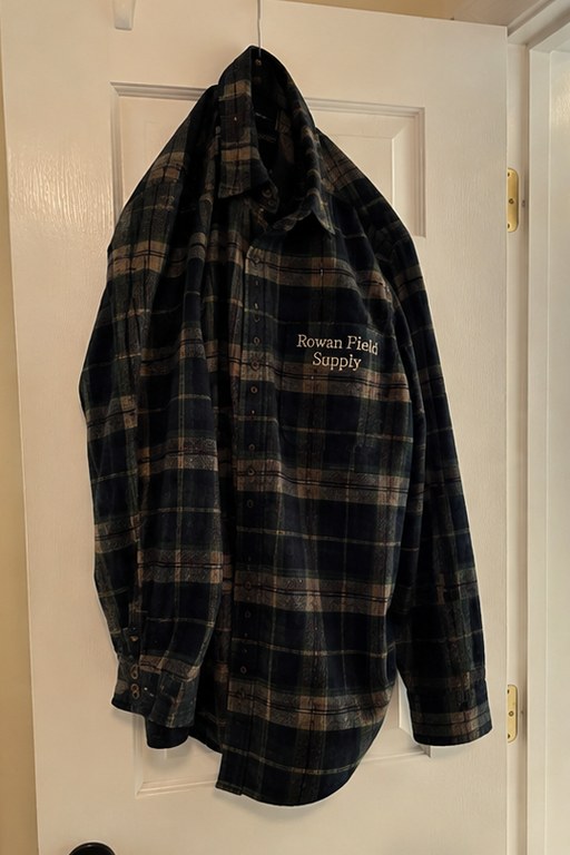 Personalized flannel shirts - customer photo
