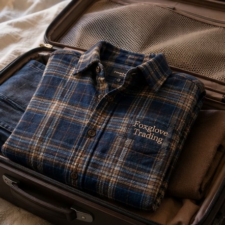 Wholesale embroidered flannel shirts